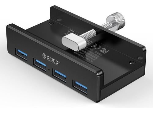 Hubs Usb Orico Aleación De Aluminio 4 Puertos Usb3.0 Negro