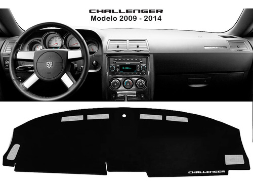  Cubre Tablero Bordado Dodge Challenger Modelo 2009 - 2014