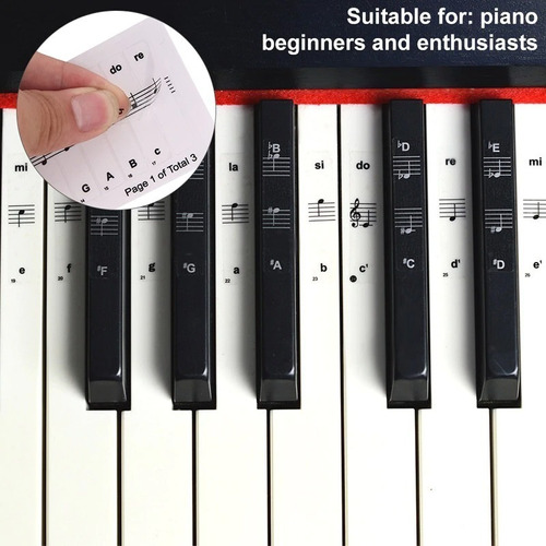 Pegatinas Para Piano De Pvc