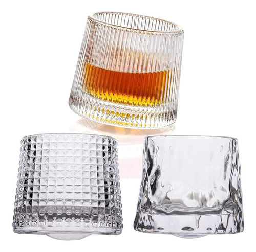 Juego De 6 Vasos De Whisky Alta Calidad 150ml 3 Tipos 