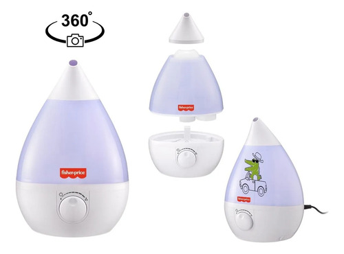 Umidificador Humidificador De Ar Fisher Price Ultrassônico Branco