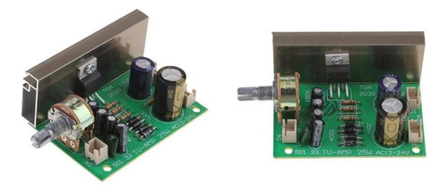 Bom 2x Tda2030 Amplificador De Áudio Módulo Diy 12v 20w