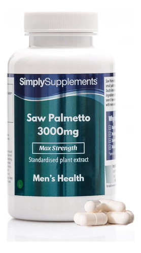 Saw Palmetto 3000mg / Concentrado.. 360 Pastillas Stock