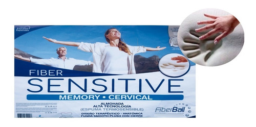 Imagen 3 de 9 de Almohada Cervical Inteligente Viscoelastica C/funda