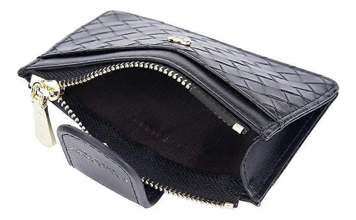 Tarjetero Dama Baellerry Nr099 Billetera De Cuero Tejido