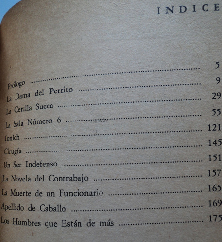 La Dama Del Perrito Y Otros Relatos - Anton Chejov, 1972. (Usado)