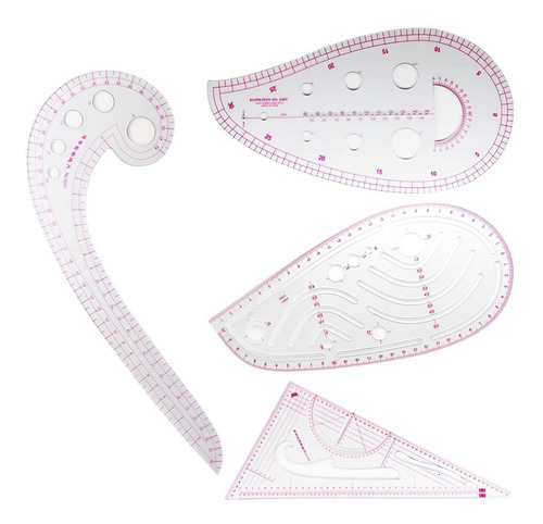 Reglas Patronaje Costura Patchwork Ropa Reglas Set De 4