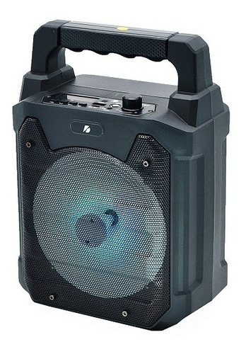 Parlante Portatil Bluetooth Karaoke Fm Luces 6.5 Kts-1107