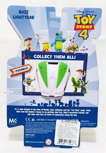 Buzz Lightyear Figura Posable Toy Story 4 Disney Pixar