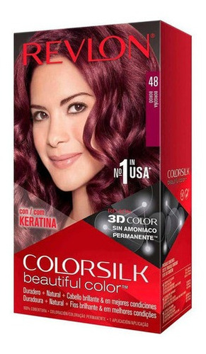 Tinte Cabello Colorsilk Beautiful Color-keratina Borgoña