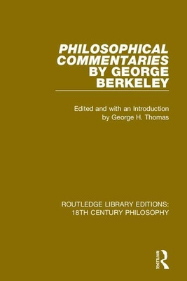 Libro Philosophical Commentaries By George Berkeley: Tran...