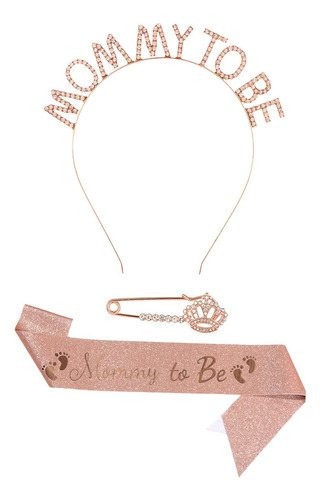 Sash Set, Mum To Be Sash Cómoda Tiara Diadema Sash Broche