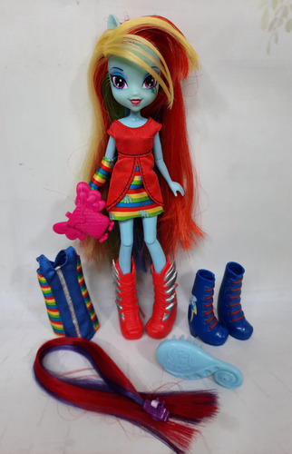 My Little Pony Equestria Girls Rainbow Dash + Accesorios #1 (Usado)