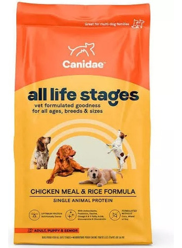 Alimento Para Perro Canidae Pollo Y Arroz 13.6kg