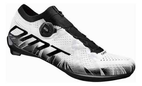 Zapatilla Ciclismo Ruta Dmt Kr1 Blanca Suela En Carbono