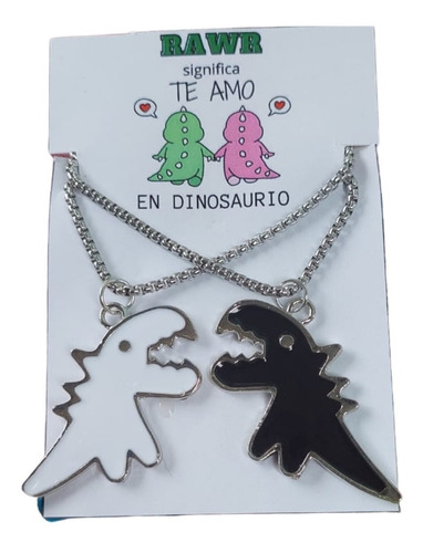 Cadenas De Dinosaurio Pareja Amor Amistad Rawr