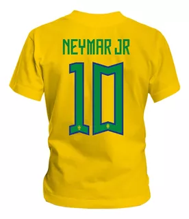 Playera Estampada Neymar 10 Brasil
