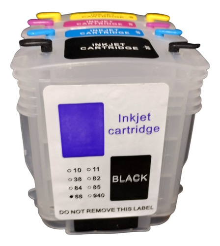 Hp 88 940 10 11 82 70 72 Cartucho Rellanable S/chip Pz 69ml
