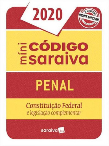 Livro Mini Codigo - Penal - 26a Ed - 2020