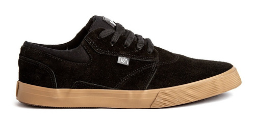 Imagen 4 de 5 de Zapatillas Va California Skate Negro Cara Cuero Envió Gratis