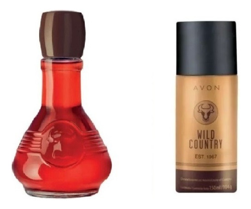 Wild Country Perfume Rush Deo Corporal Set X 2 Avon