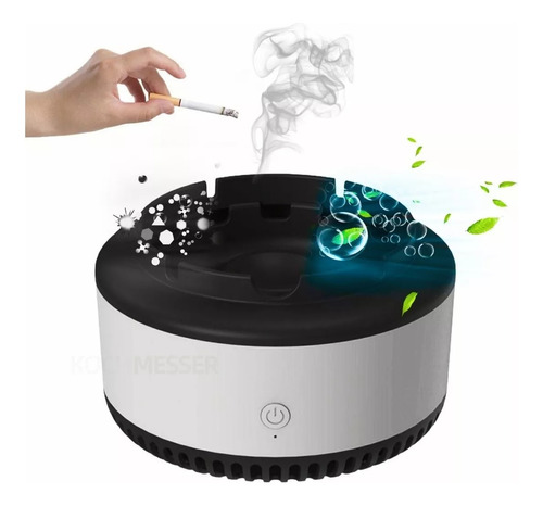 Cenicero Sin Humo Purificador De Aire Filtro Cigarrillos