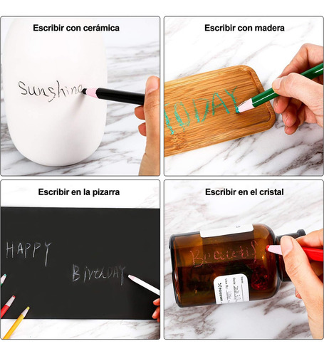 Lapiz Greda De Cera De Colores Para Sastre 24 Piezas