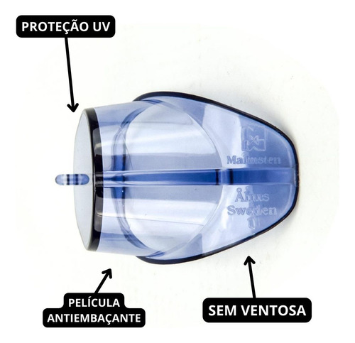 Óculos Natação Malmsten Sueco + Case Estojo Medinas + Spray