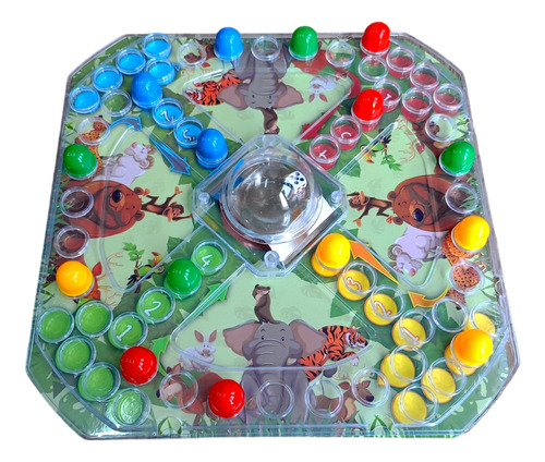 Juego Mesa Ludo Junior Infantil Pop Y Hop Animal