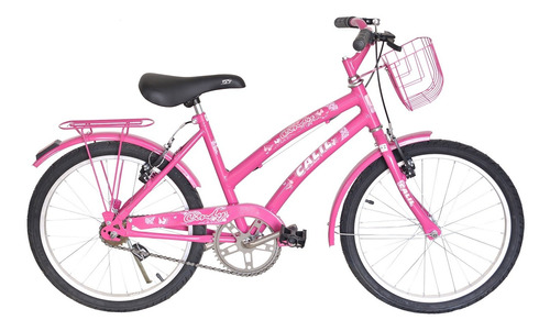 Bicicleta Infantil Calil Cindy Aro 20 Feminina - Rosa