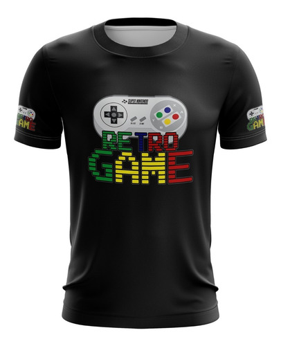 Playera Sublimada Retro Game Control Talla Extra