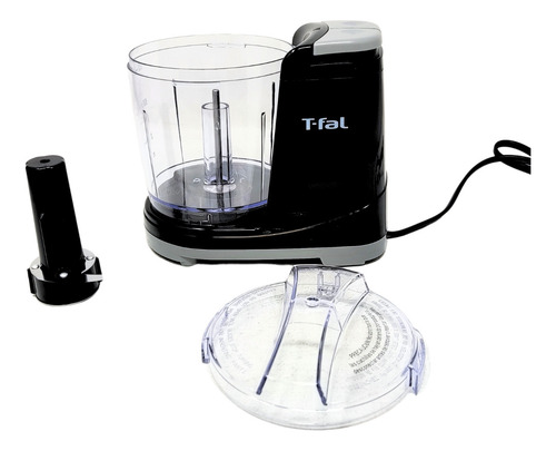 Procesador De Alimentos Max 2 Vel Negro T-fal Mf2528mx