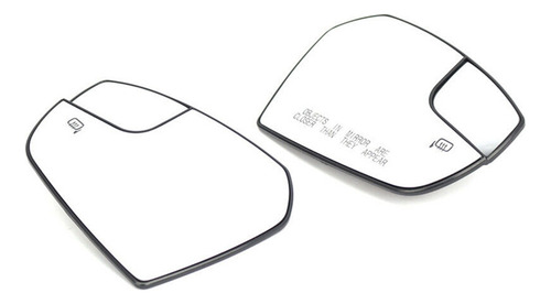 Juego De 2 Lentes De Espejo Retrovisor Calefactado Izquierdo