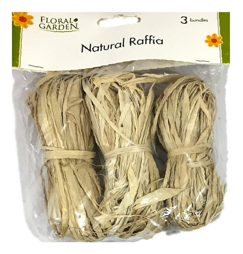 Rafia Natural ( 3 Mechon Tan