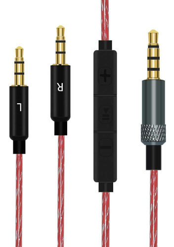 Saipomor Cable Audio Repuesto Para Auricular Sol Republic Hd