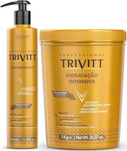 Trivitt Cauterizaçao Hidra Cauter 300 Ml + Hidrataçao 1 Kg