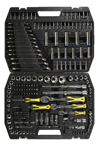 Juego De Bocallaves 216 Piezas 1/4-3/8-1/2 Crossmaster 99499