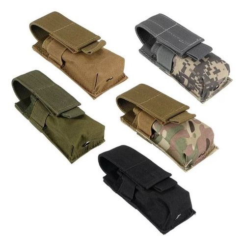 Pouch Multiuso Edc Porta Cargador Cinturón Molle Policial Multicam