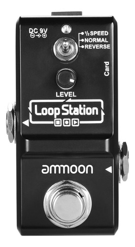 Ammoon Loop Station Mini Looper - Pedal Para Guitarra (10 Un