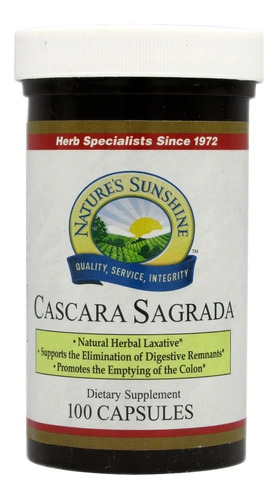 Nature's Sunshine - Cáscara Sagrada (100 Caps)