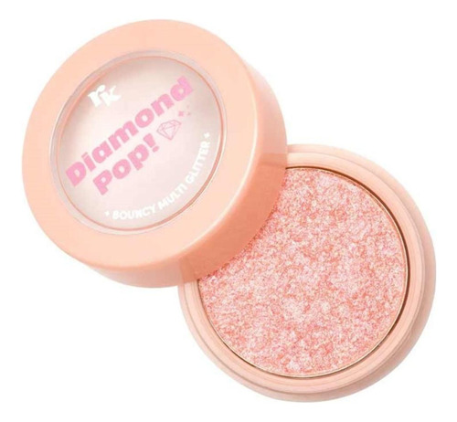 Glitter Multifuncional Diamond Pop Rk Rose Shine Bg02b 3,5g