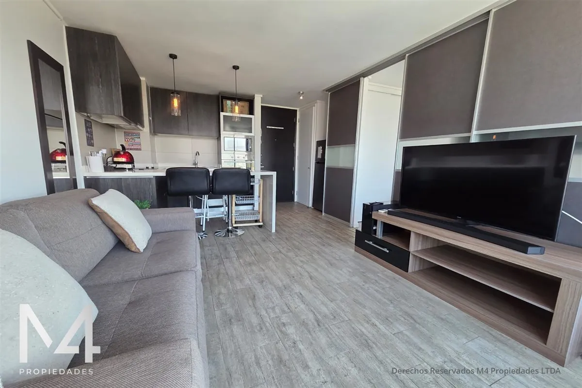 Imagen 1 de 15 de Departamento Amoblado En Arriendo En Las Condes