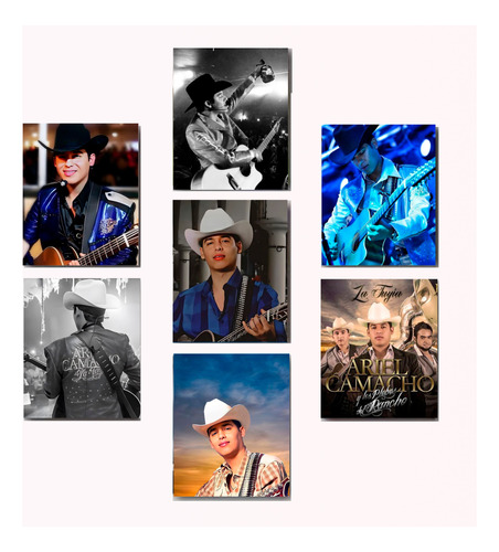 Cuadro Decorativo Ariel Camacho Musica Album 7 Piezas Sala 