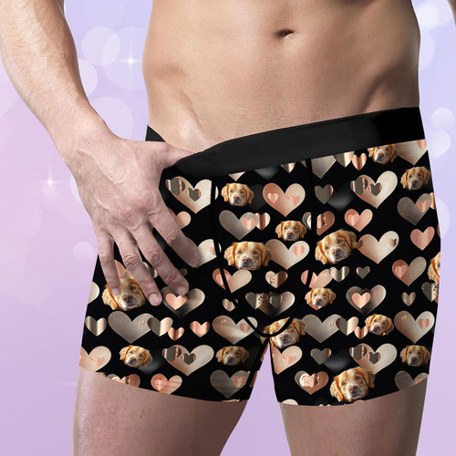 Boxers Cómodos Y Transpirables Con Estampado De Hombre De Al