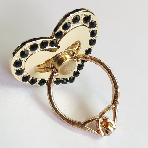 Imagen 8 de 10 de Anillo Soporte Ring Para Celular Seguridad Con Strass