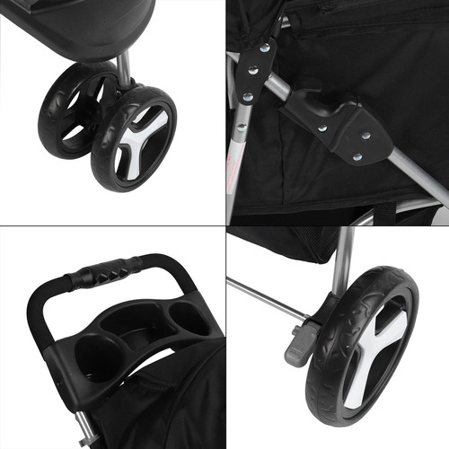 Coche Para Mascota Plegable Y Lavable Raza Pequeña Mediana Eshopangie