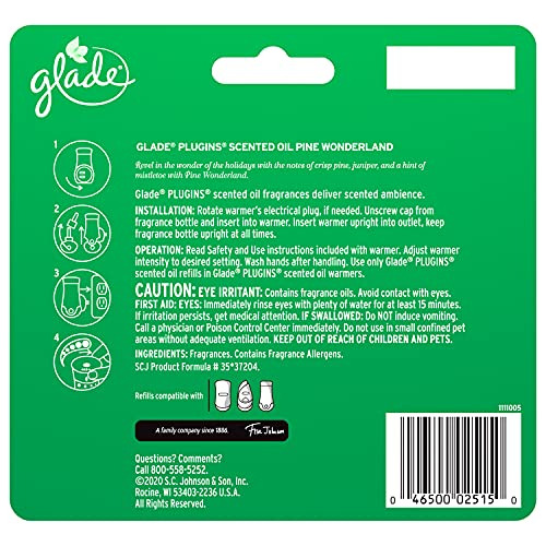 Glade Plugins Refills Air Freshener, Scented And Essent...
