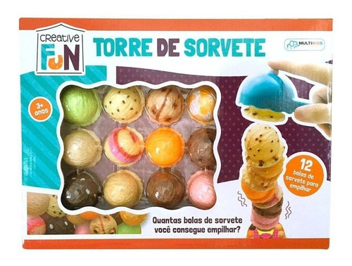 Creative Fun Torre De Sorvete Multikids - Br645 Cor Multicolor