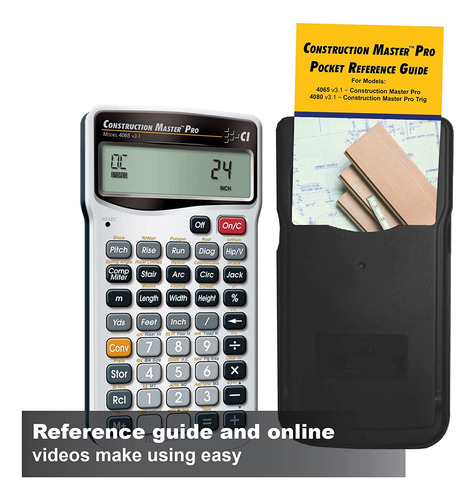 Calculadora Master Pro 4065 Para Construcción Naranja