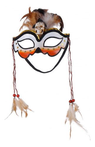 Mascara Vudu Cotillon Disfraz Indigena Personaje